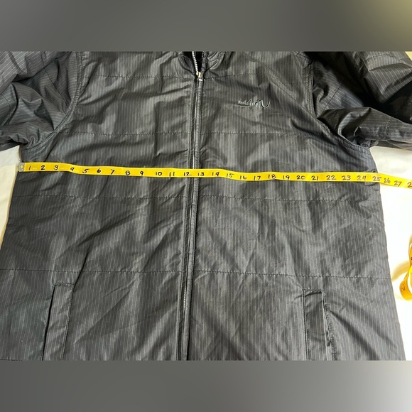 QUIKSILVER Men's Black Puffer Jacket with Stand-Up Collar size L - Picture 14 of 15